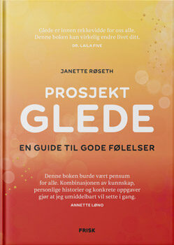 Cover av boken Prosjekt Glede. Foto.